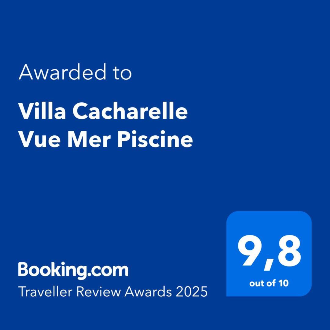 Villa Cacharelle Vue Mer Piscine Кавалере-сюр-Мер Екстериор снимка